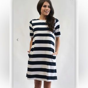 Nursing Dress with Zipper Access